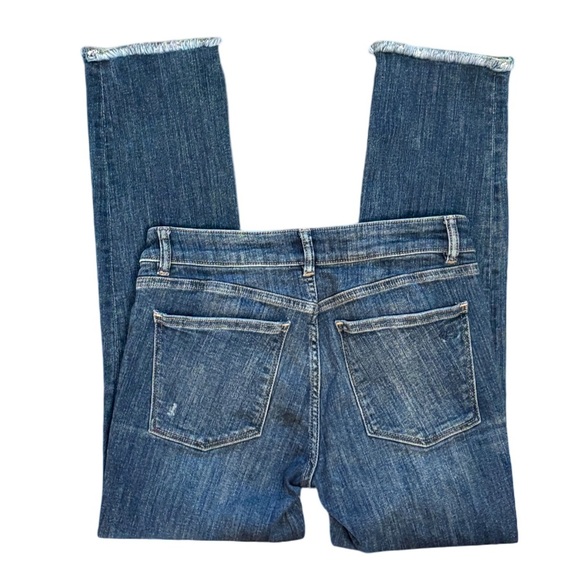 DL1961 Mara Straight Leg Mid Rise Ankle Blue Denim Jean with Instasculpt Size 27 - Picture 7 of 14